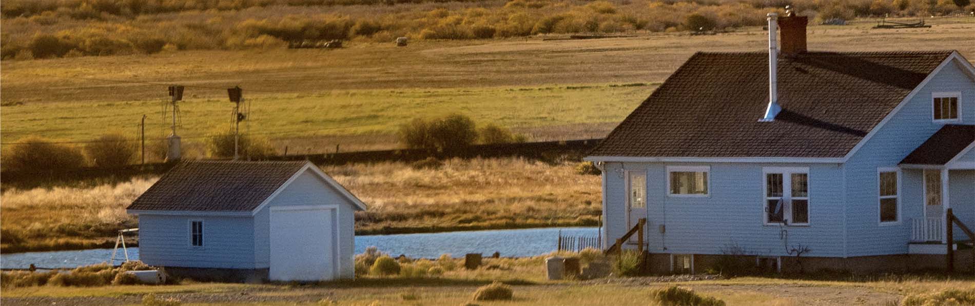 home in rural america